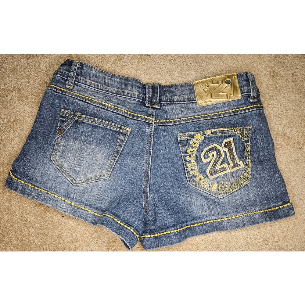Southpole Denim No 21 Shorts with Gem Emblishments Size 9